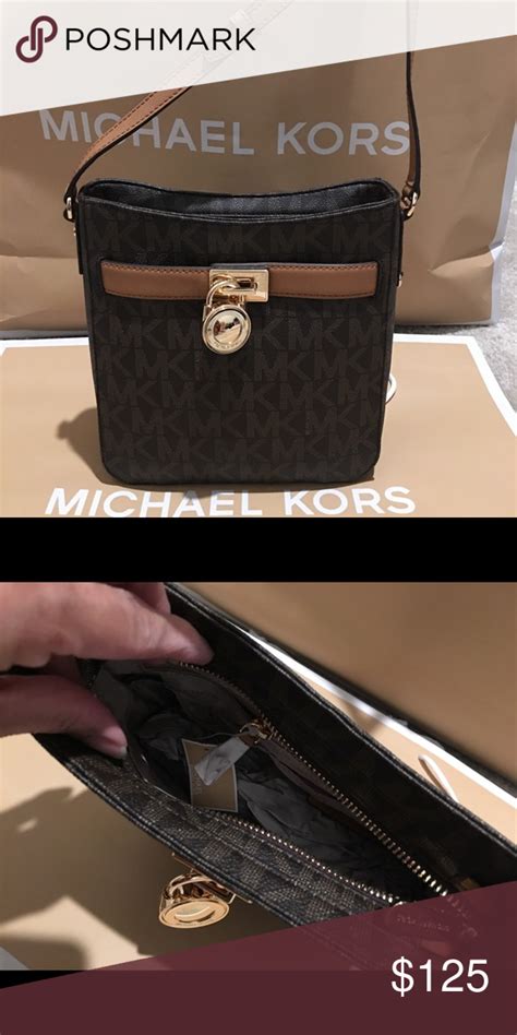 Michael Kors Bag Hamilton Mini Messenger Crossbody Handbag 